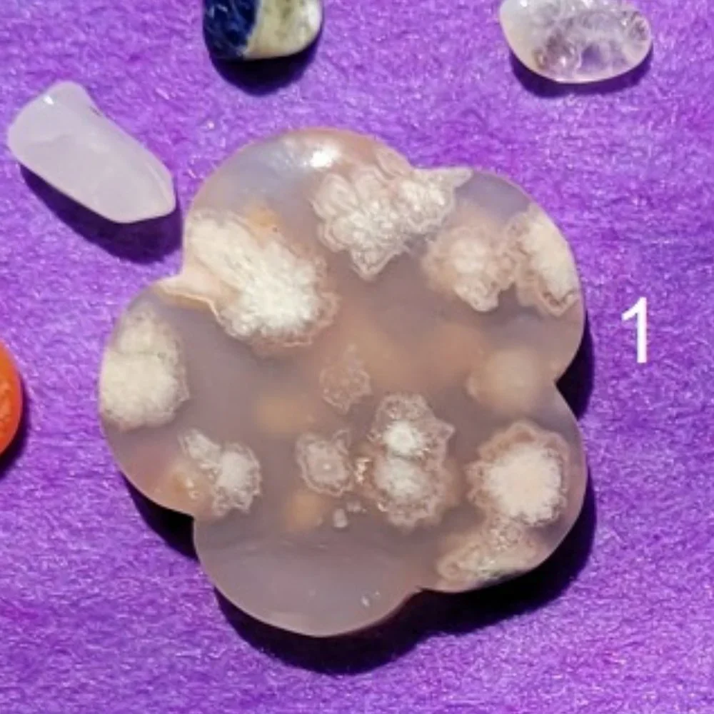 Flower Agate Crystal Flowers Shapes